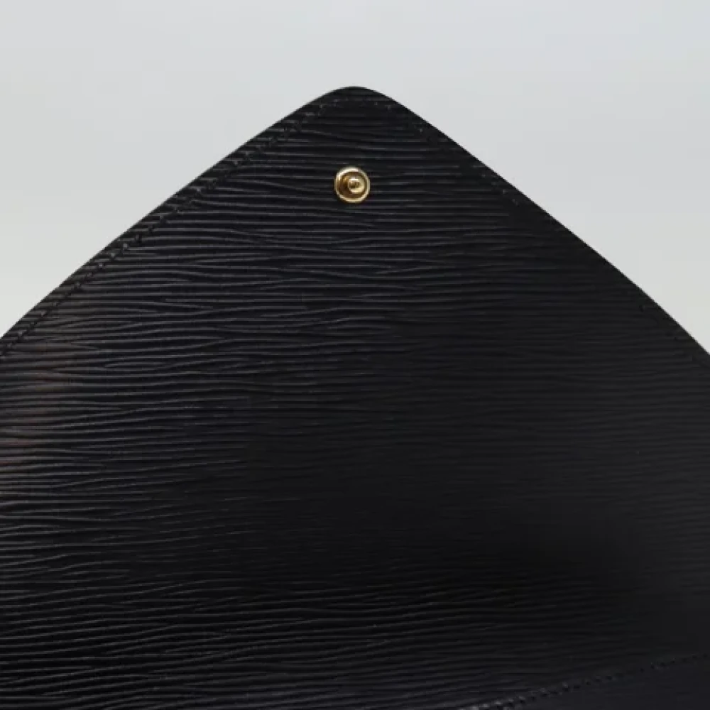 Louis Vuitton Vintage Pre-owned Leather clutches Black Dames