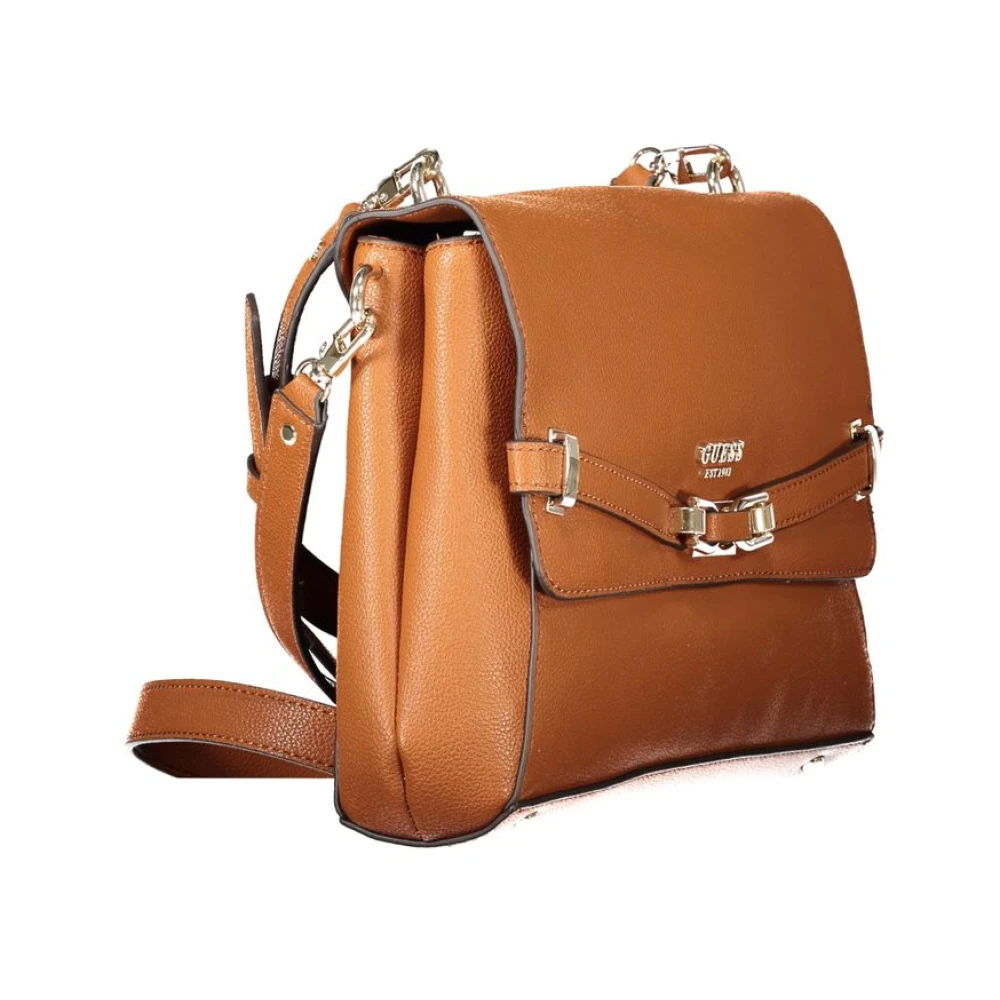 Guess Bruine Polyethyleen Handtas Brown Dames