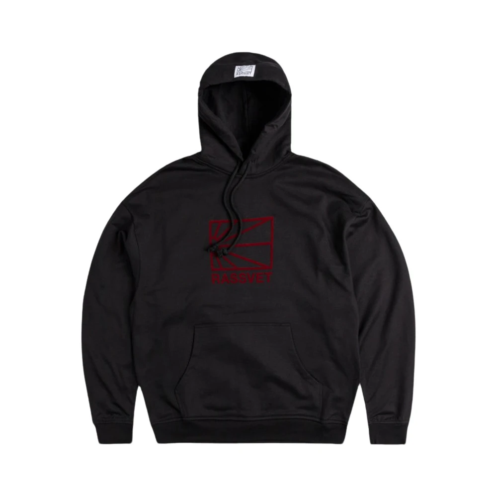 Rassvet Zwarte hoodie met logo Black Heren