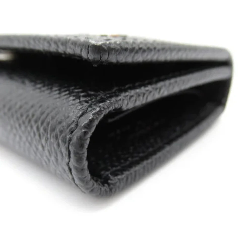 Bvlgari Vintage Pre-owned Leather key-holders Black Unisex