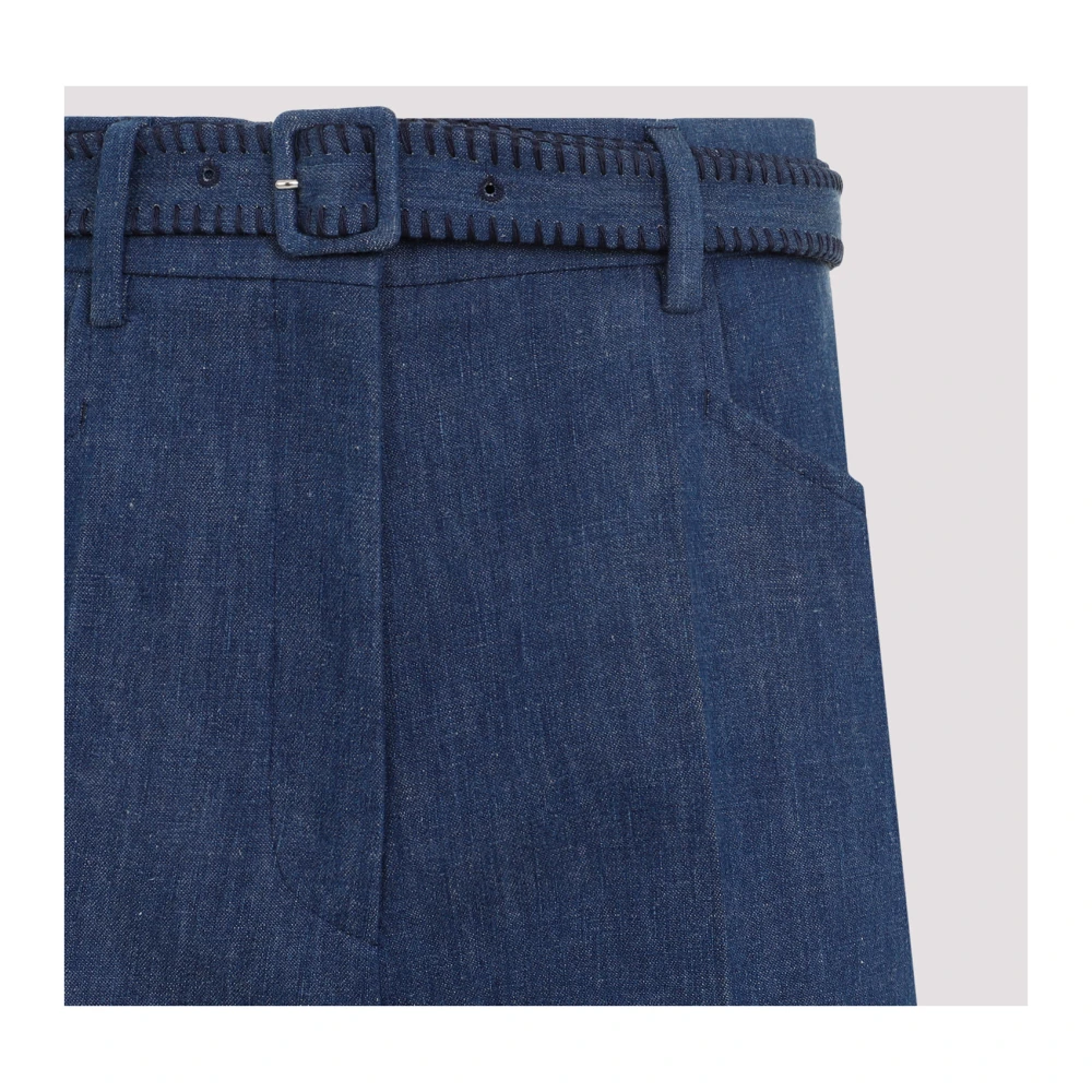 Gabriela Hearst Denim Norman Pant Blue Dames
