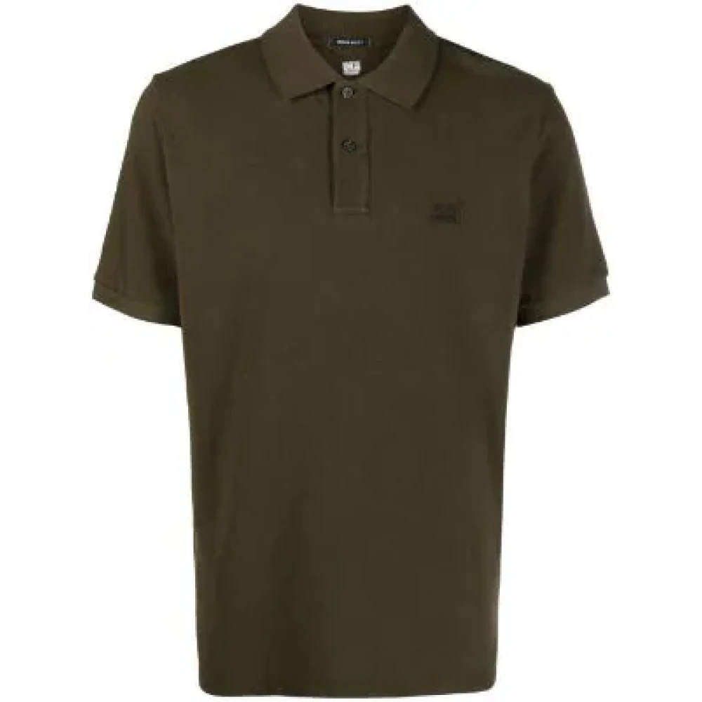 C.P. Company Klassieke Gestreepte Polo Shirt Green Heren