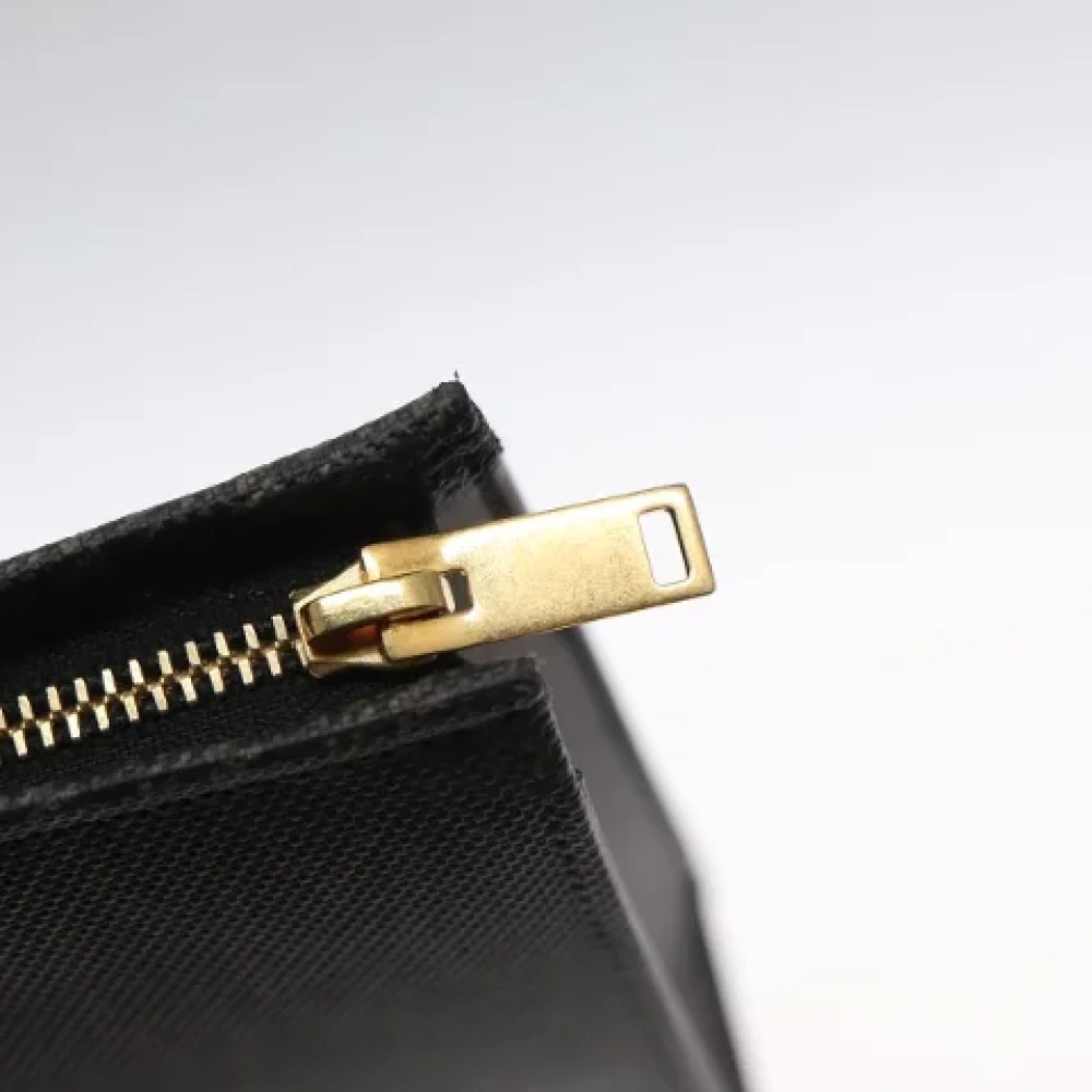 Saint Laurent Vintage Pre-owned Leather clutches Brown Dames