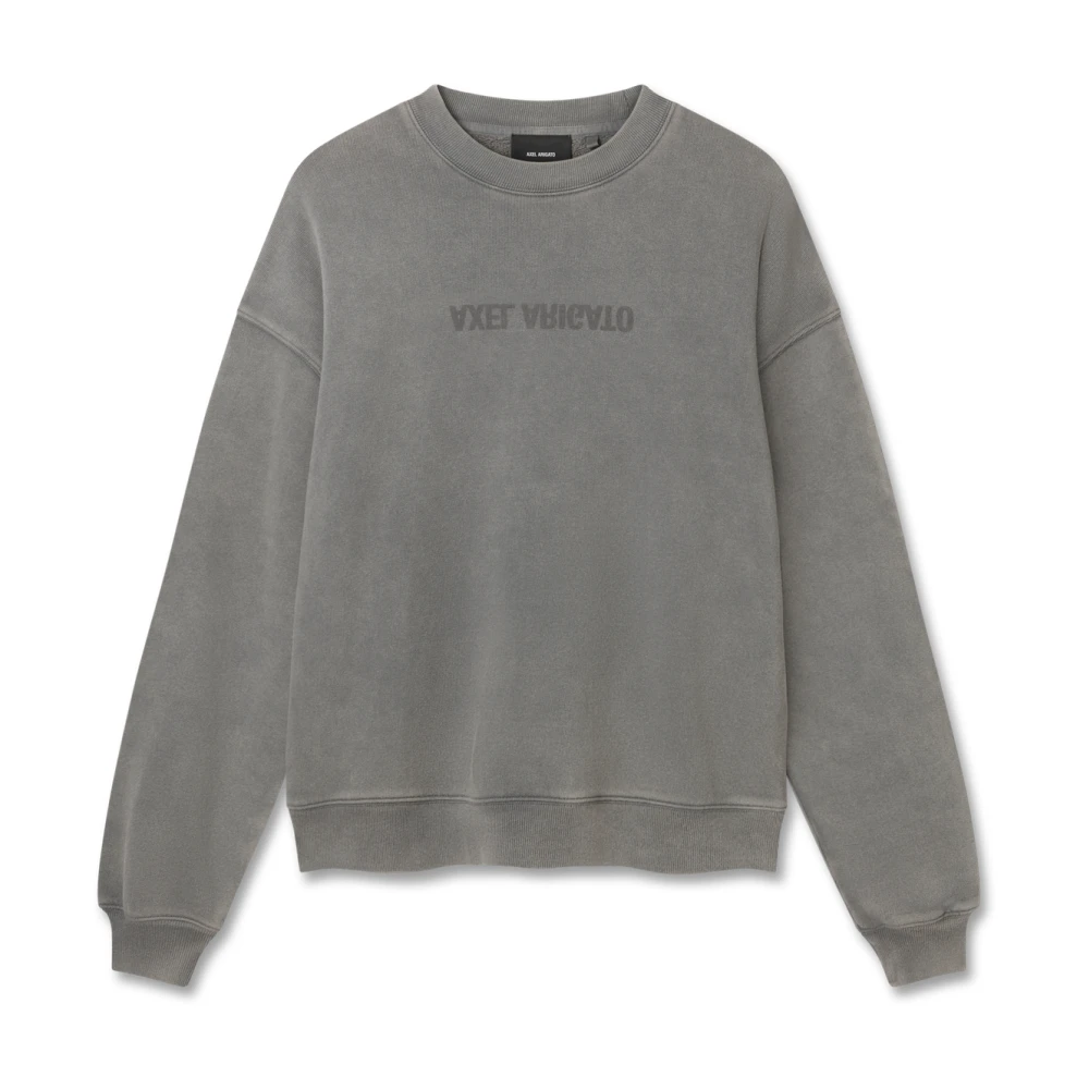 Axel Arigato Förvrängd Tvättad Sweatshirt Gray, Herr