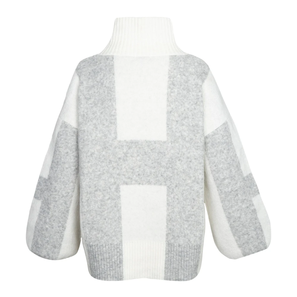 Hést Moderne Oversized Sweater met H Design Multicolor Dames