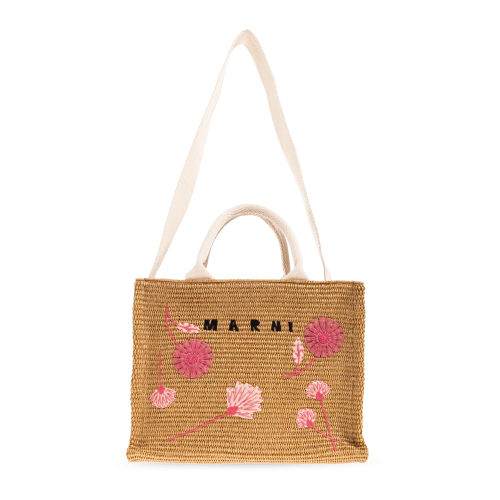 Marni - Bags > Handbags - Beige - Marni - Modalova
