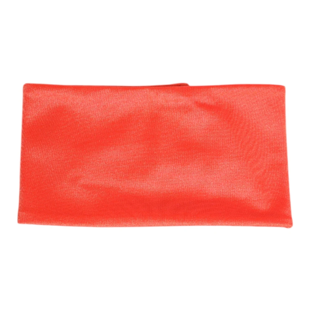 Dolce & Gabbana Women's Orange Scarves, One Size, Nylon Neck Warmer Scarf