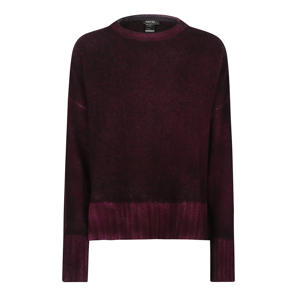 Avant Toi Luxe Merino Cashmere Zijde Sweaters Purple Dames