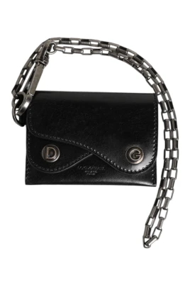 Bifold Cardholder Wallet med Kedja
