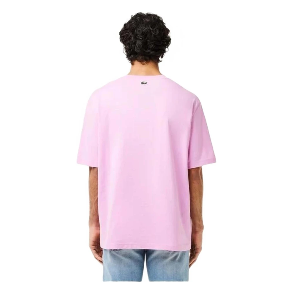 Lacoste Tee-Shirt T-shirt Pink Heren