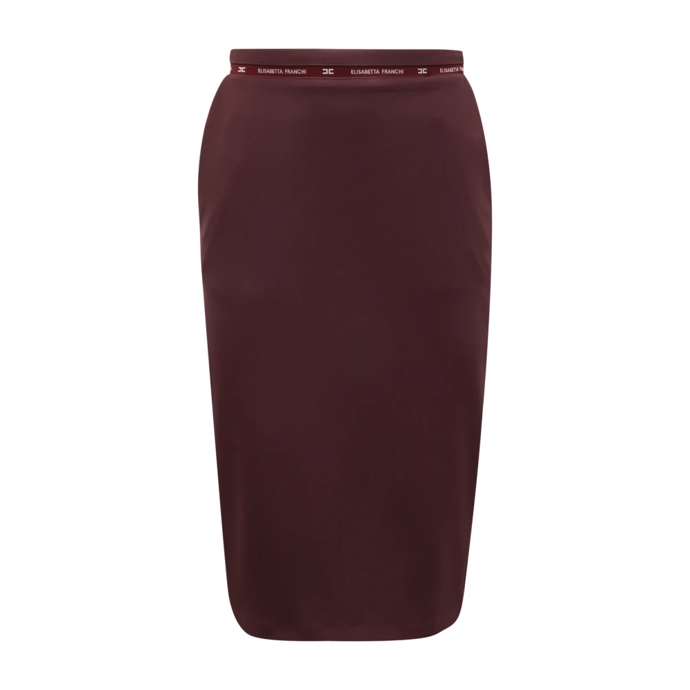 Elisabetta Franchi Women's Red Go-118-56E2 Pencil Skirt