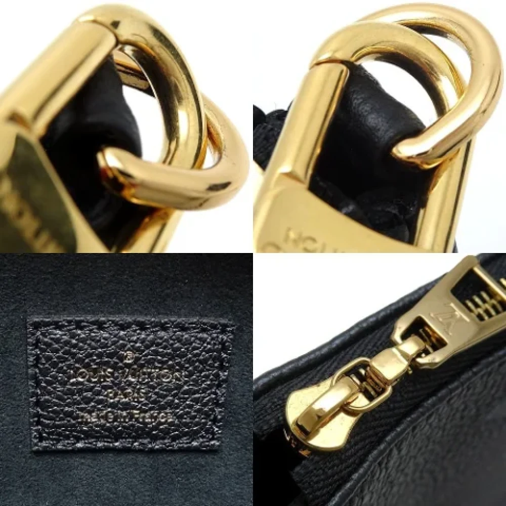 Louis Vuitton Vintage Pre-owned Canvas clutches Black Dames