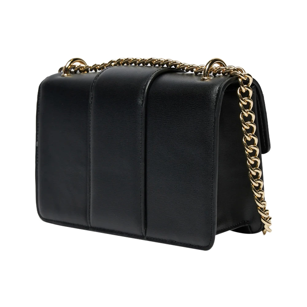 Armani Exchange Zwarte Schoudertas Elegant Minimalistisch Ontwerp Black Dames