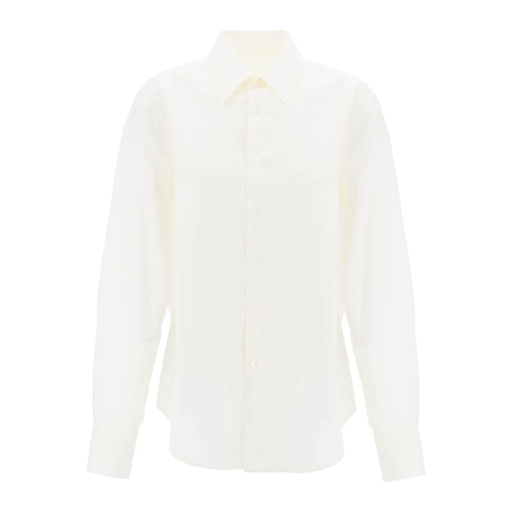 MM6 Maison Margiela Casual Shirts White Dames