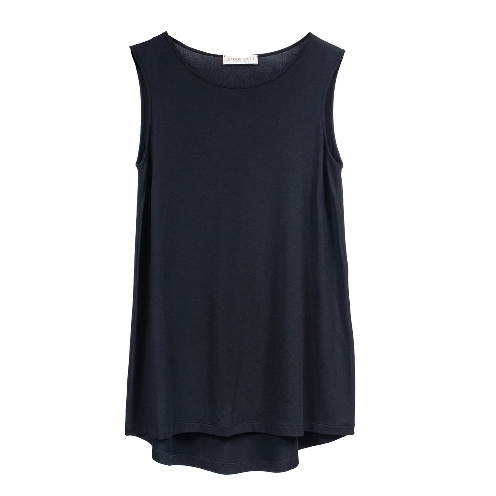 Tops > Sleeveless Tops - - Le Tricot Perugia - Modalova