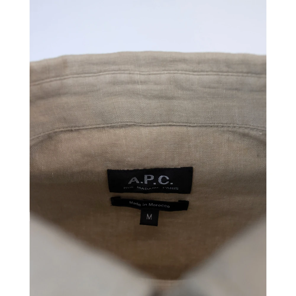 A.p.c. Blouses & Shirts Beige Heren
