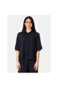 chemise-a-manches-courtes-en-cupro-bleu