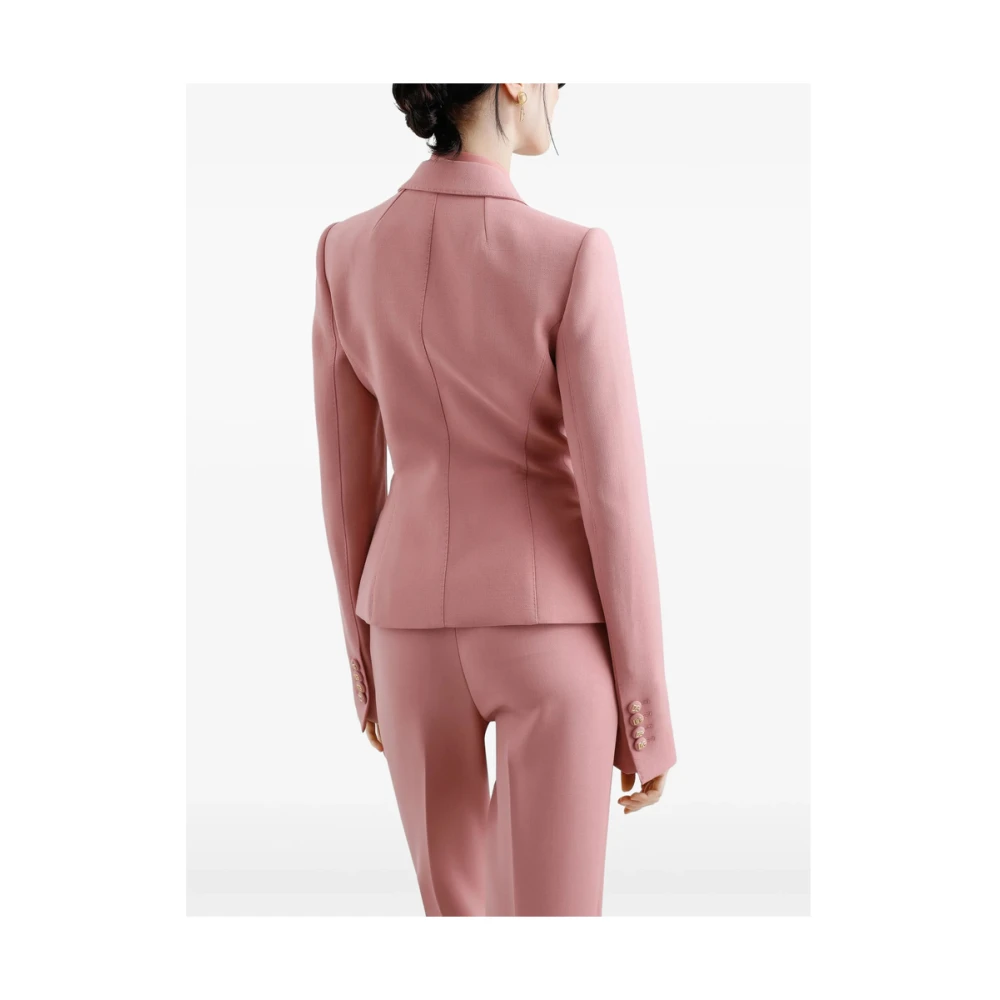 Dolce & Gabbana Roze Jas met Logoknopen Pink Dames