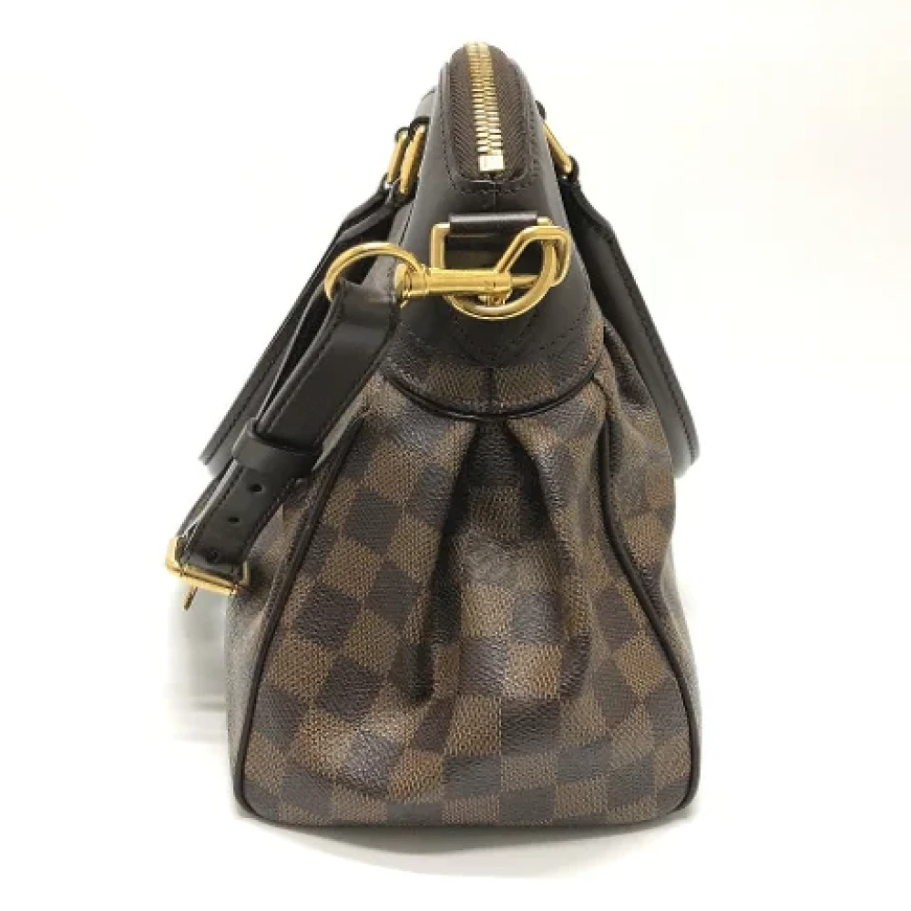 Louis Vuitton Vintage Pre-owned Cotton louis-vuitton-bags Brown Dames
