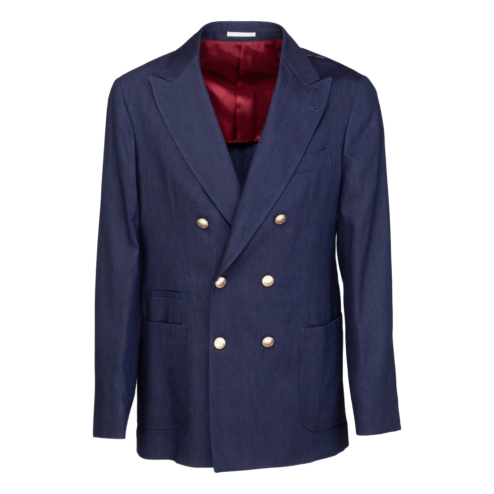 BRUNELLO CUCINELLI Blazers Blue Heren