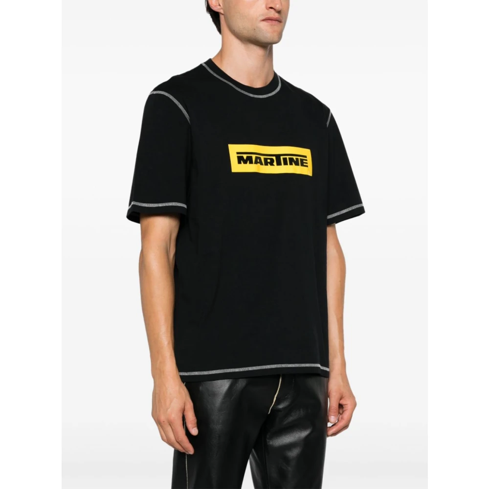 Martine Rose Katoenen Crew Neck T-Shirt Black Heren