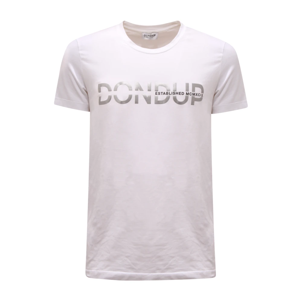 Dondup Hombre Blanco Camisetas, Talla: L