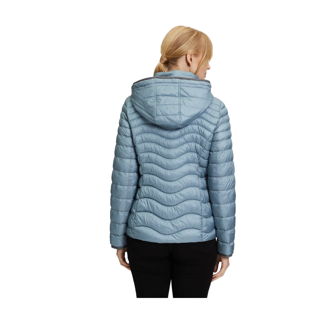 Gil Bret Puffer Jacket with Faux Down Green Dames