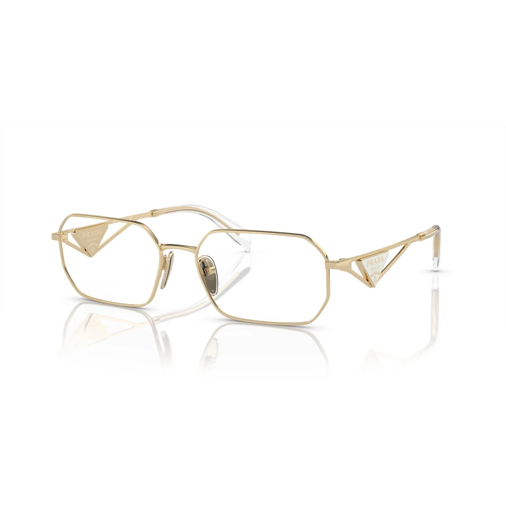 Prada , Glasses, Unisex, Yellow, 56 Mm, Eyewear Frames Pr A53v