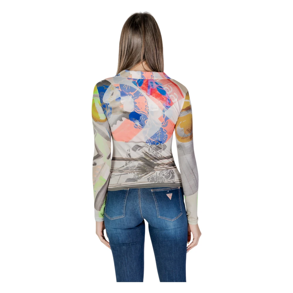 Desigual Lange mouwen shirts Lente Zomer Collectie Multicolor Dames