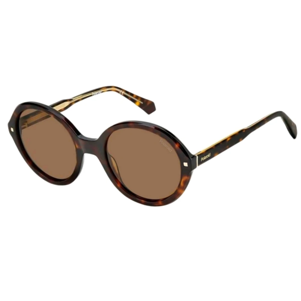 Polaroid Women's Brown Plastic Womans Sunglass