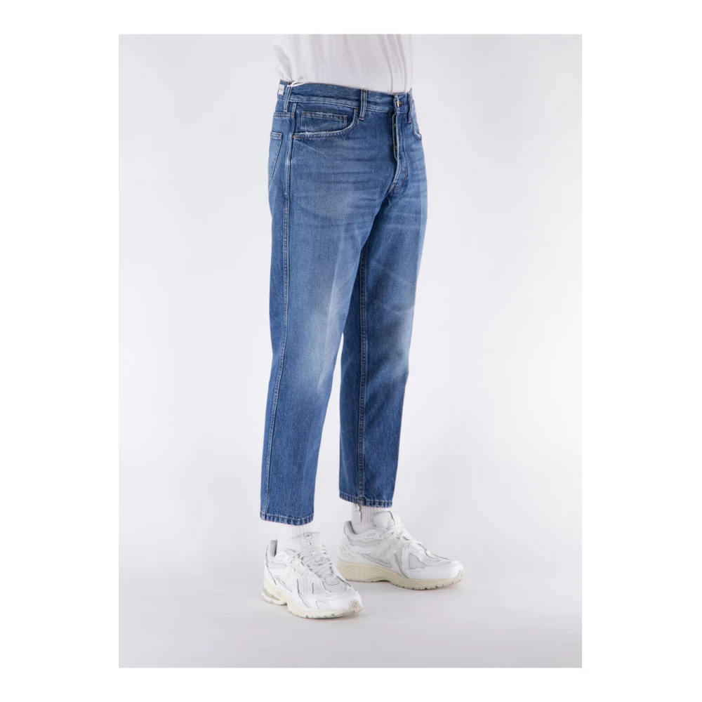 Don The Fuller Cropped Jeans Blue Heren