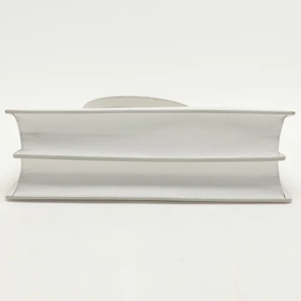 Celine Vintage Pre-owned Leather handbags White Dames