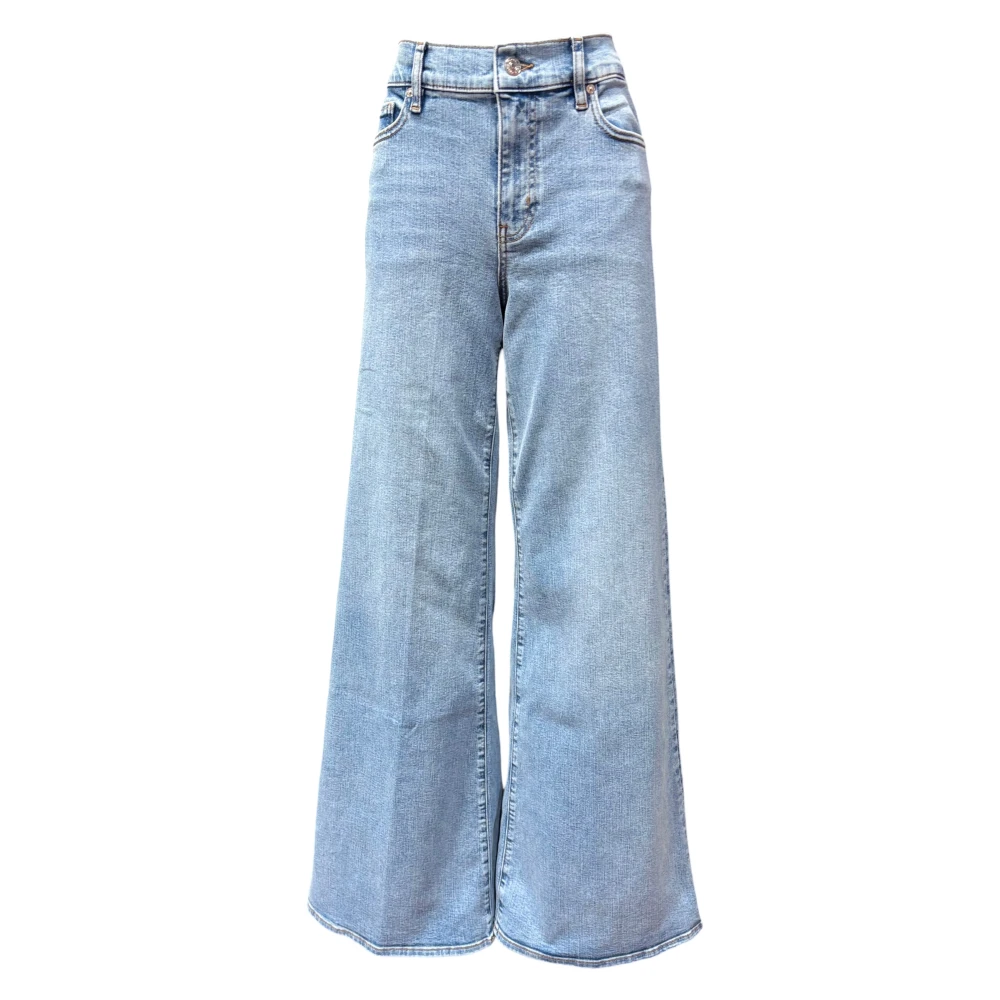 Frame High-Waist Wide Leg Jeans LE Palazzo Blue Dames