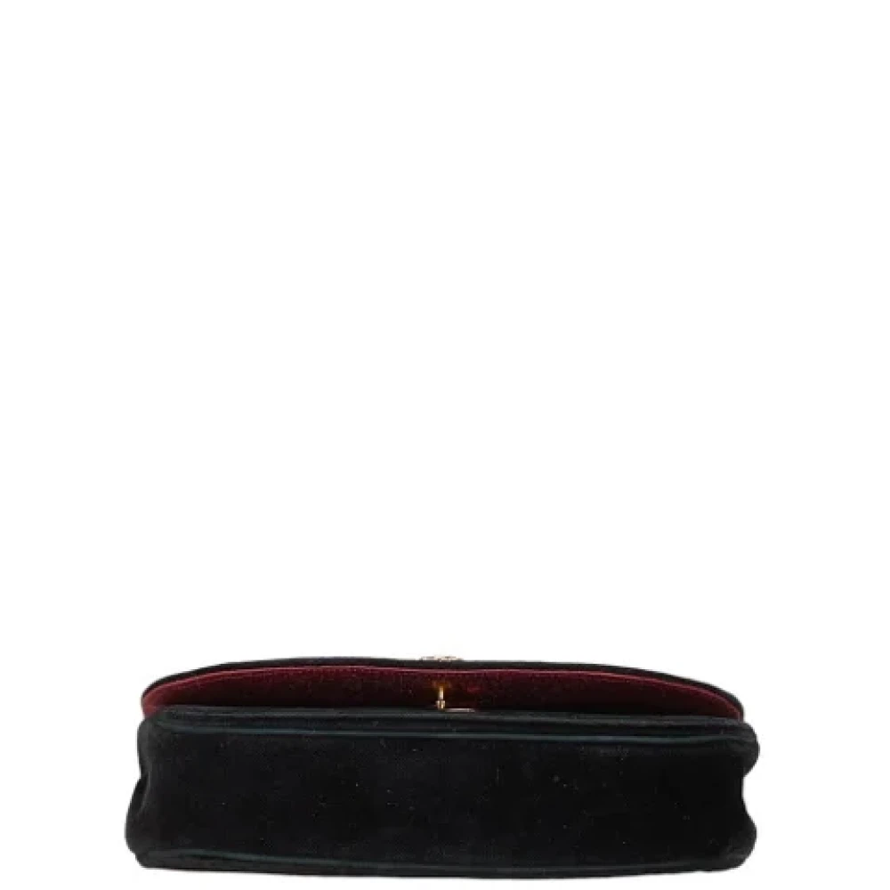 Chanel Vintage Pre-owned Suede chanel-bags Black Dames