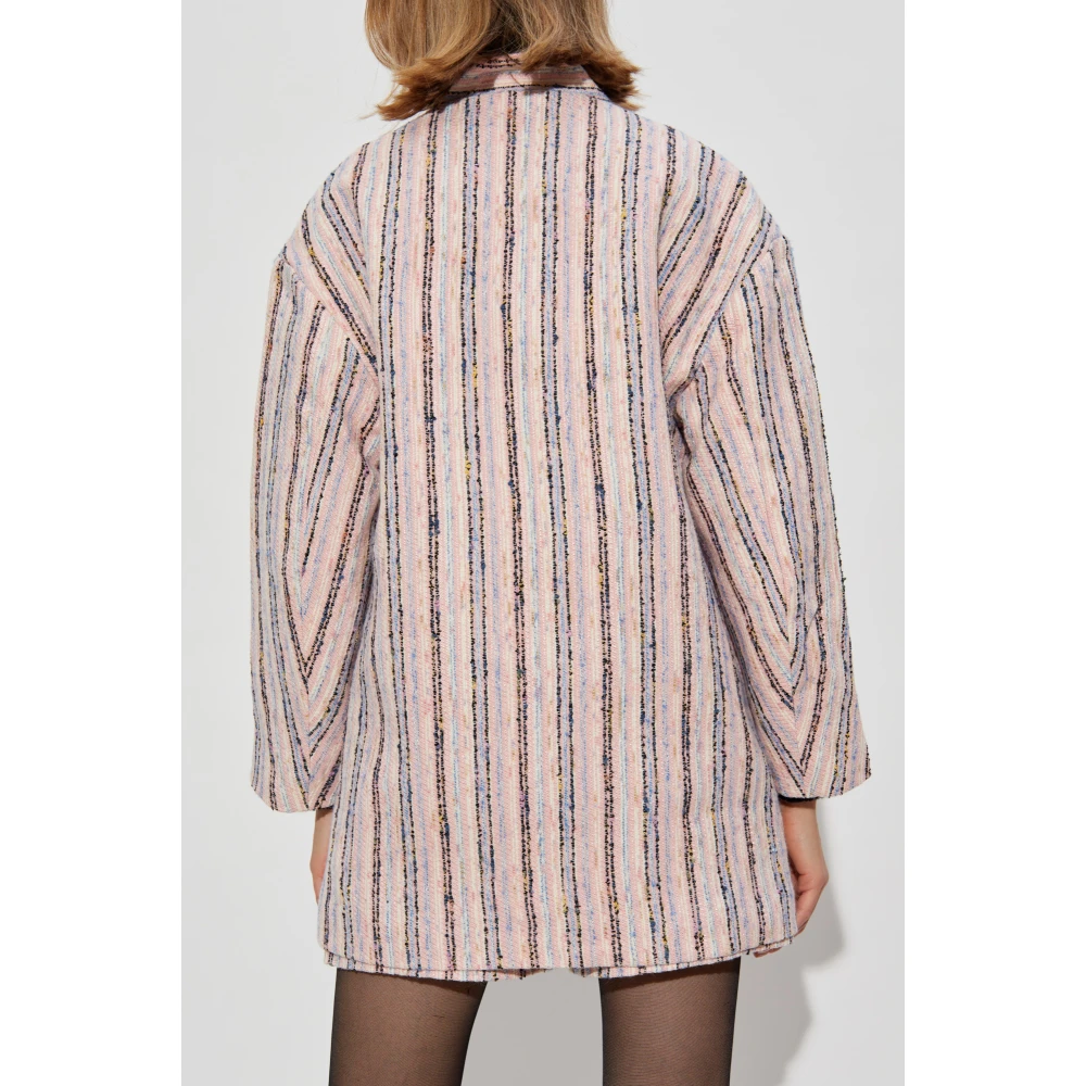 Munthe Pinstripe Blazer Pink Dames