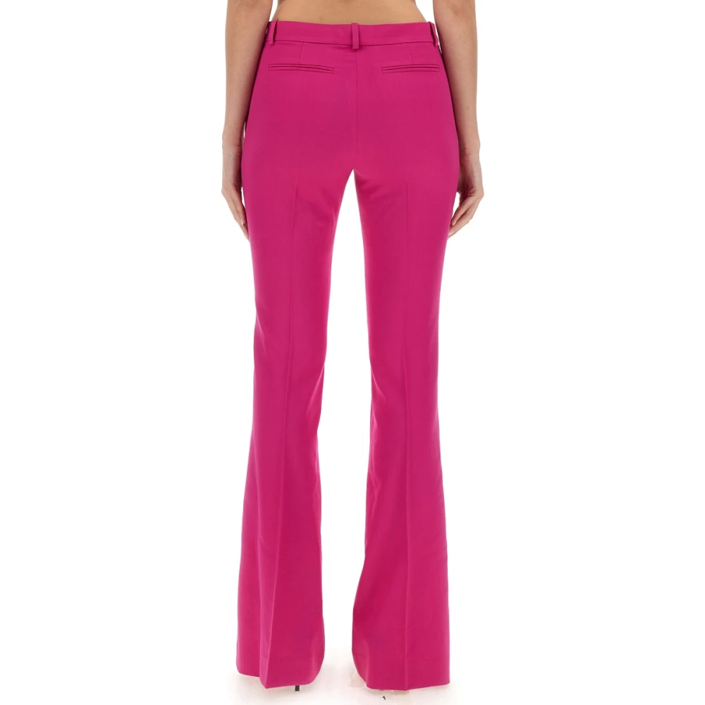 Versace Medusa '95 flare broek van wol Pink Dames