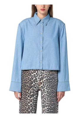 Jeansskjorta Klassisk Stil