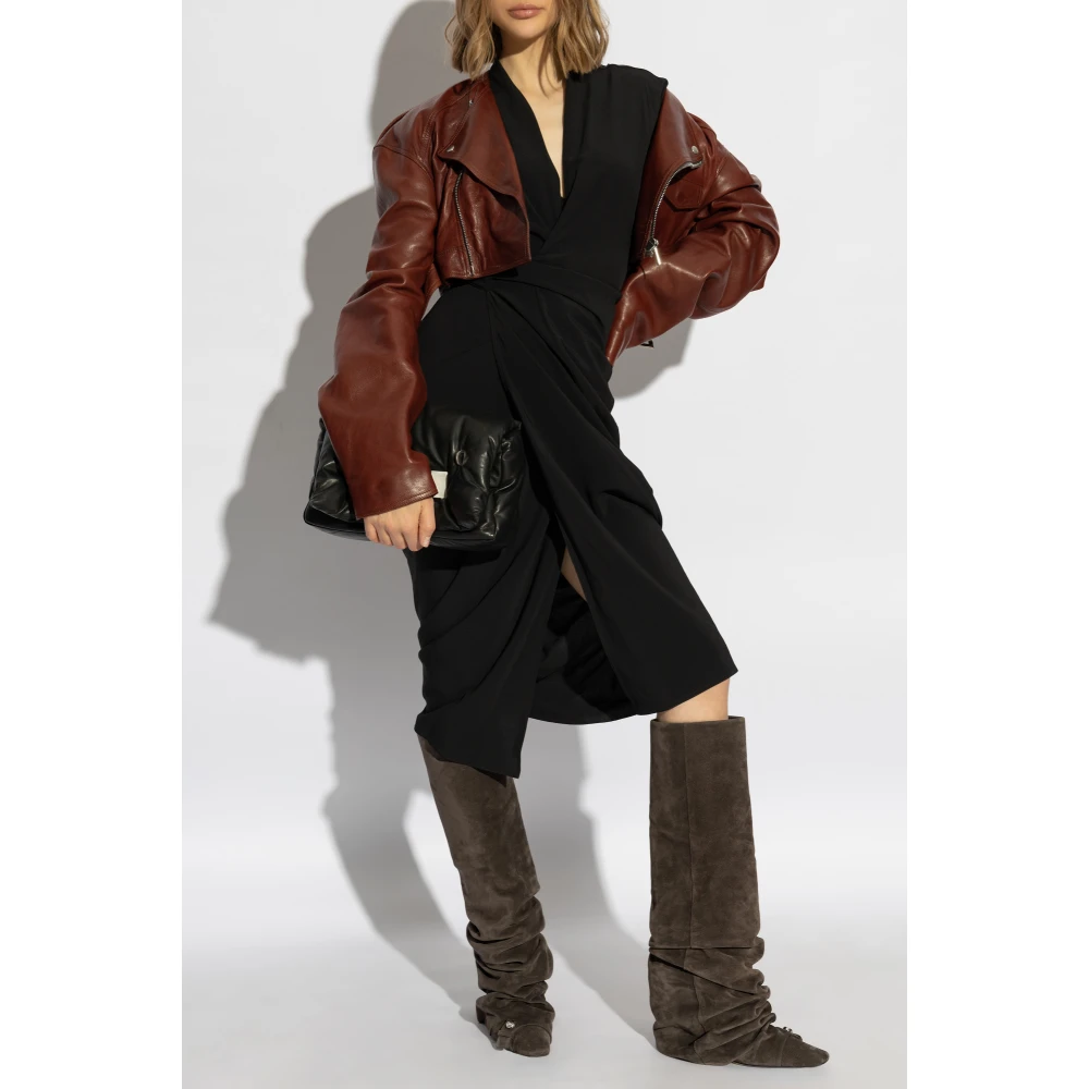 Rick Owens Wikkeljurk Black Dames