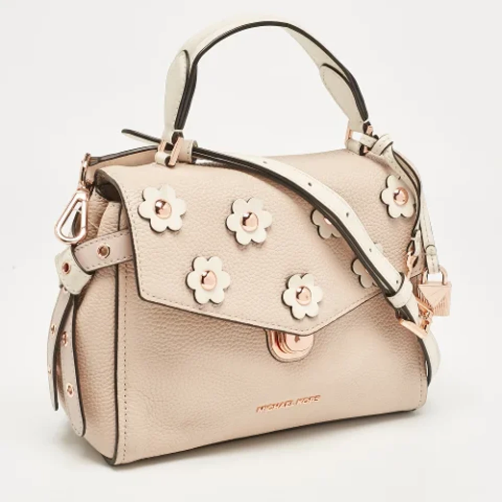 Michael Kors Pre-owned Leather handbags Beige Dames