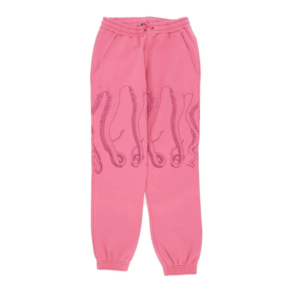 Octopus Roze Outline Sweatpants Streetwear Korting Pink Heren