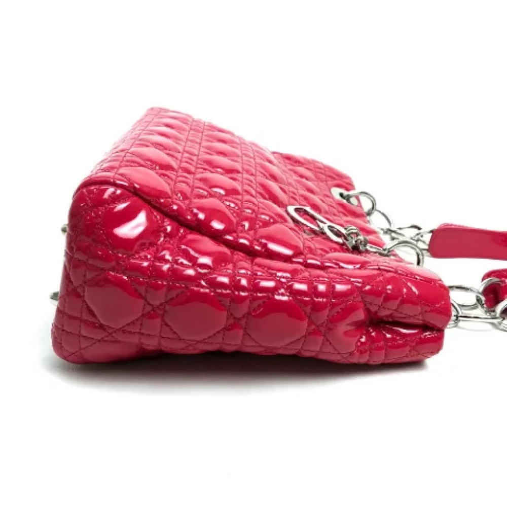 Dior Vintage Pre-owned Leather dior-bags Pink Dames