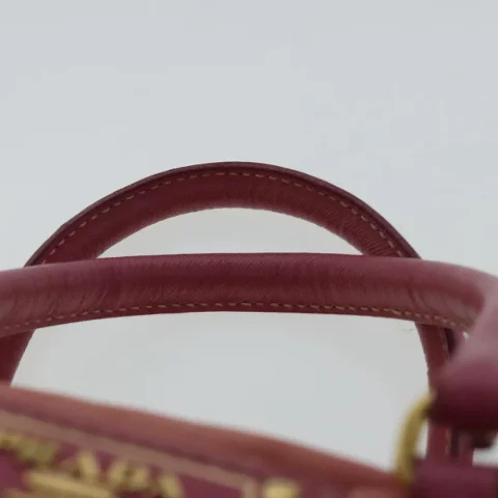 Prada Vintage Pre-owned Nylon handbags Pink Dames