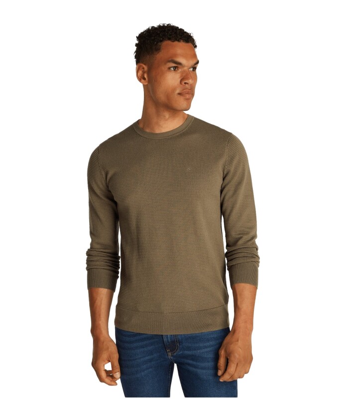 pull-en-tricot-vert-avec-abeille