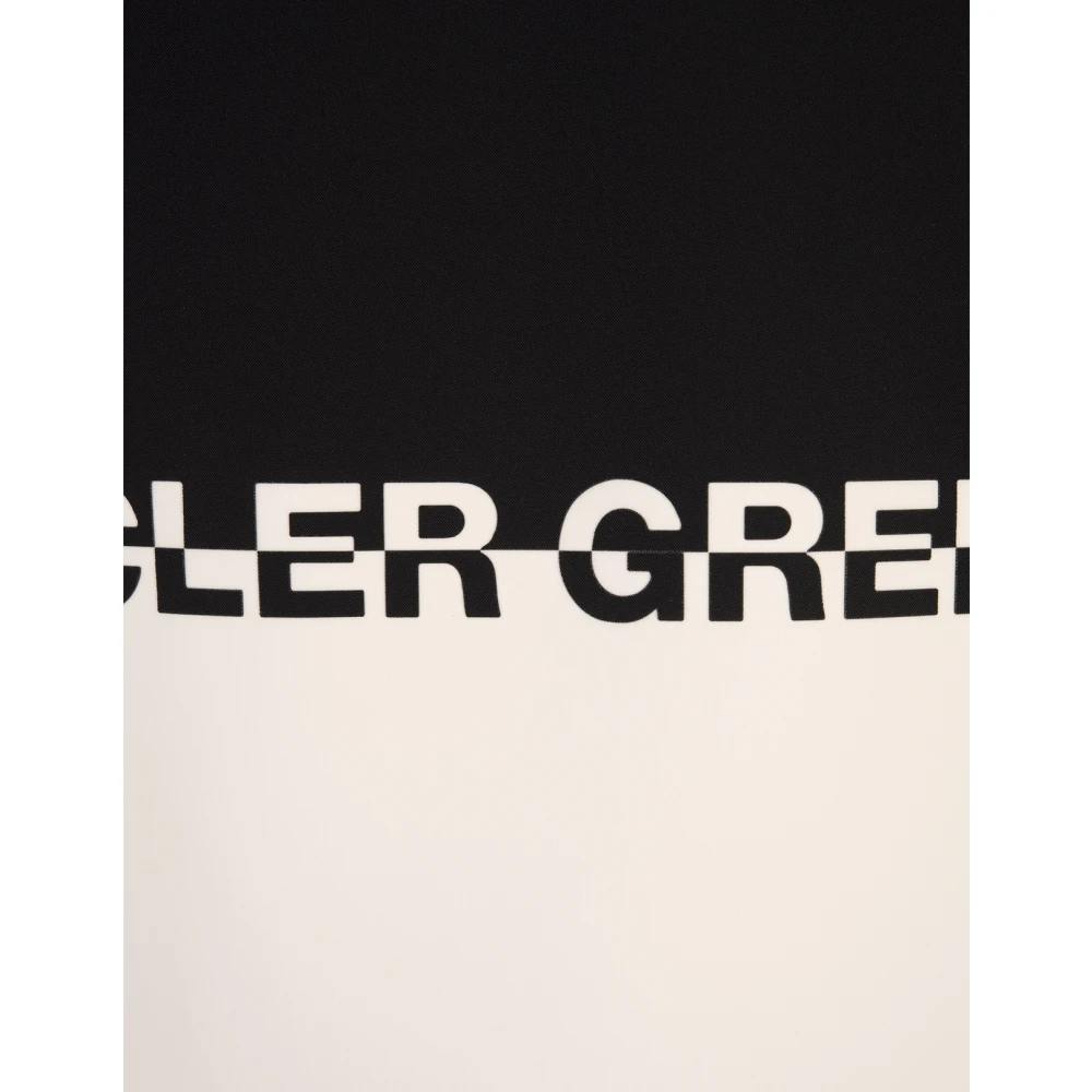 Moncler Tweekleurige Gewatteerde Cardigan Gewatteerd Nylon White Dames