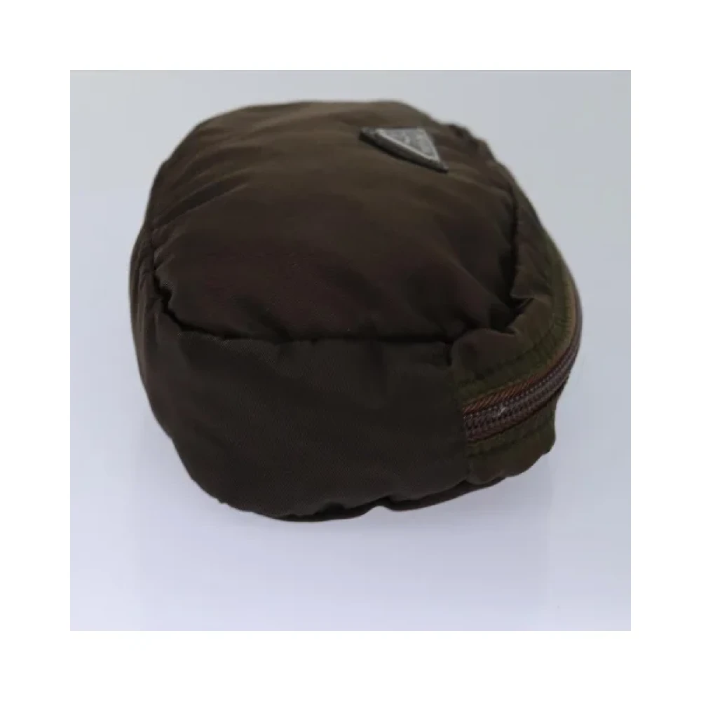 Prada Vintage Pre-owned Nylon prada-bags Brown Dames