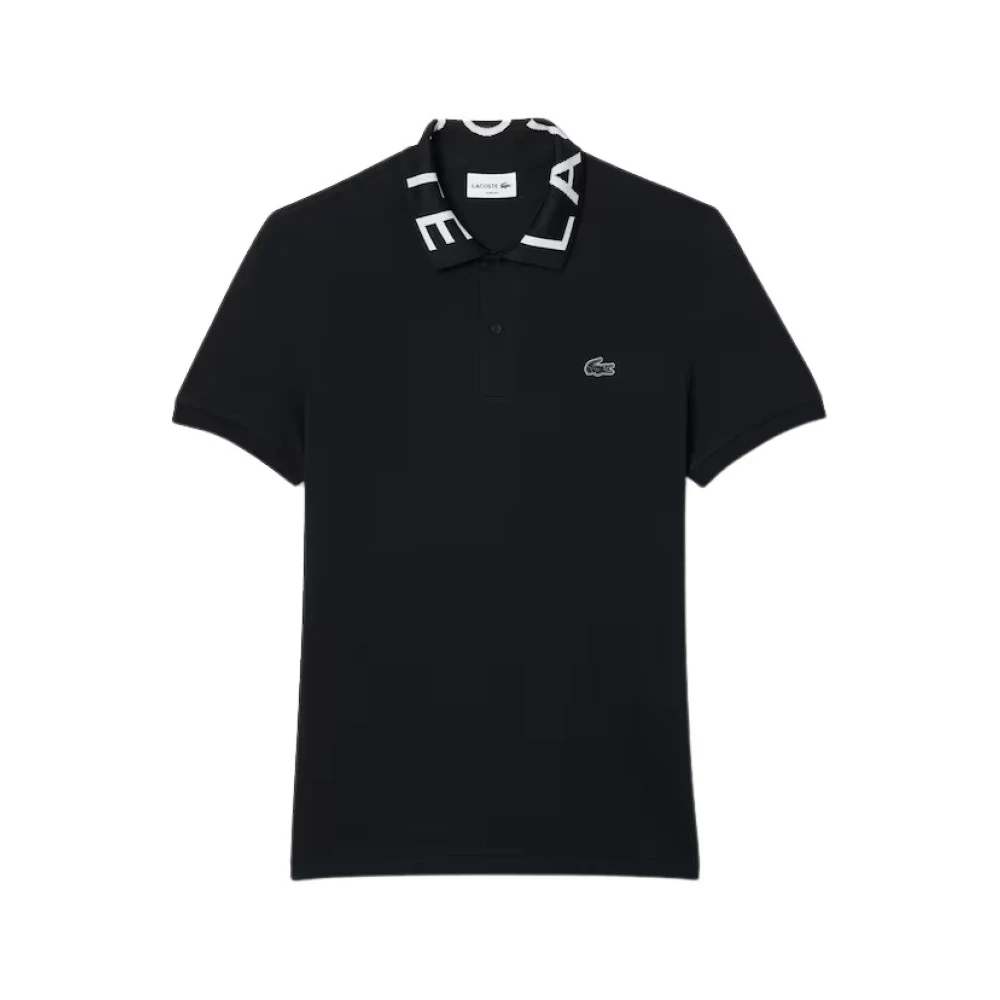 Lacoste Zwarte Movement Polo Heren Black Heren