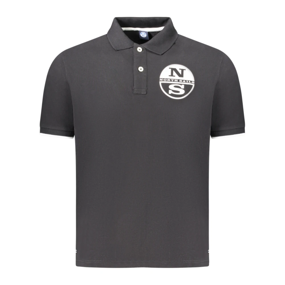 North Sails Homme Noir Tops, Taille: Xl Polo À Manches Courtes