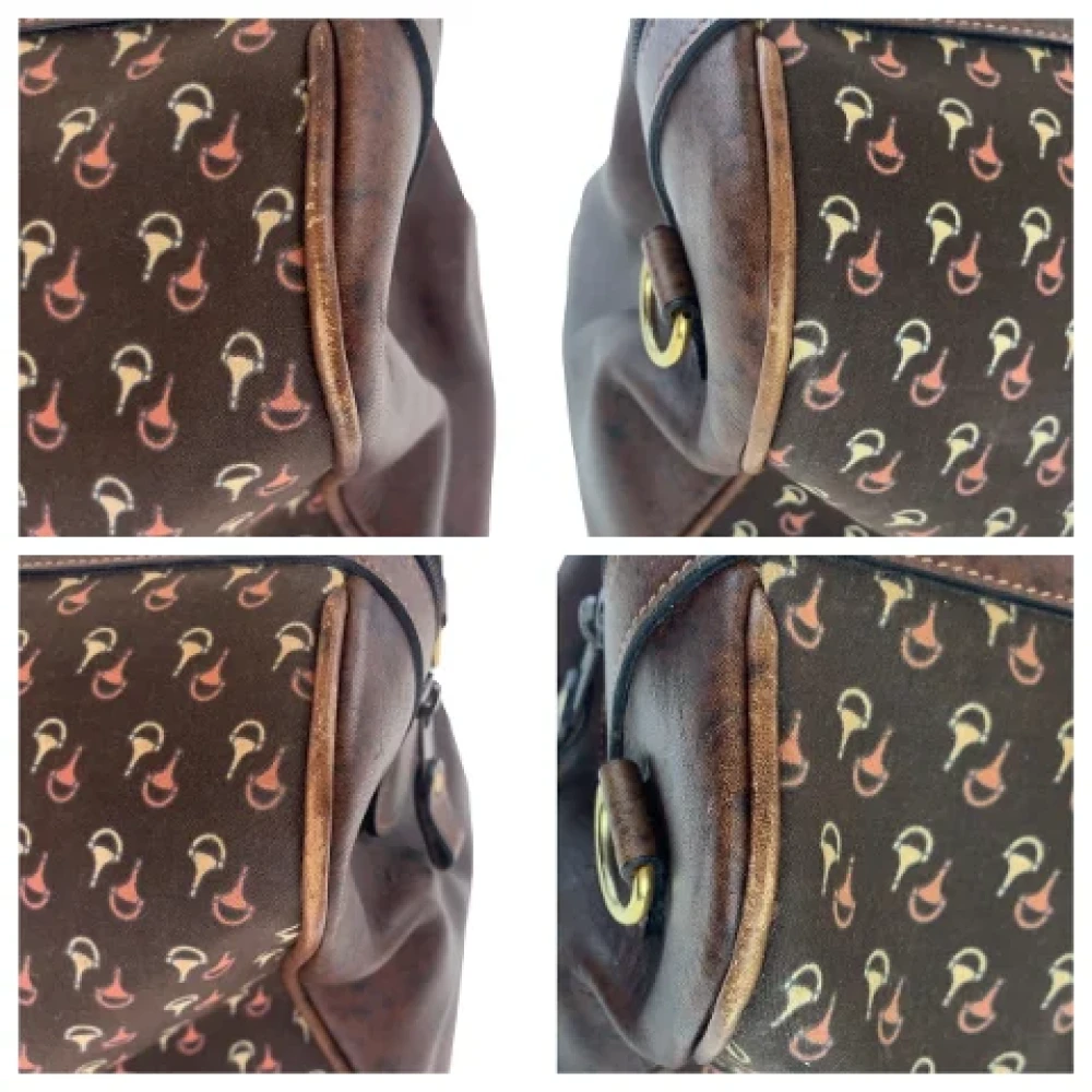Gucci Vintage Pre-owned Canvas gucci-bags Brown Dames