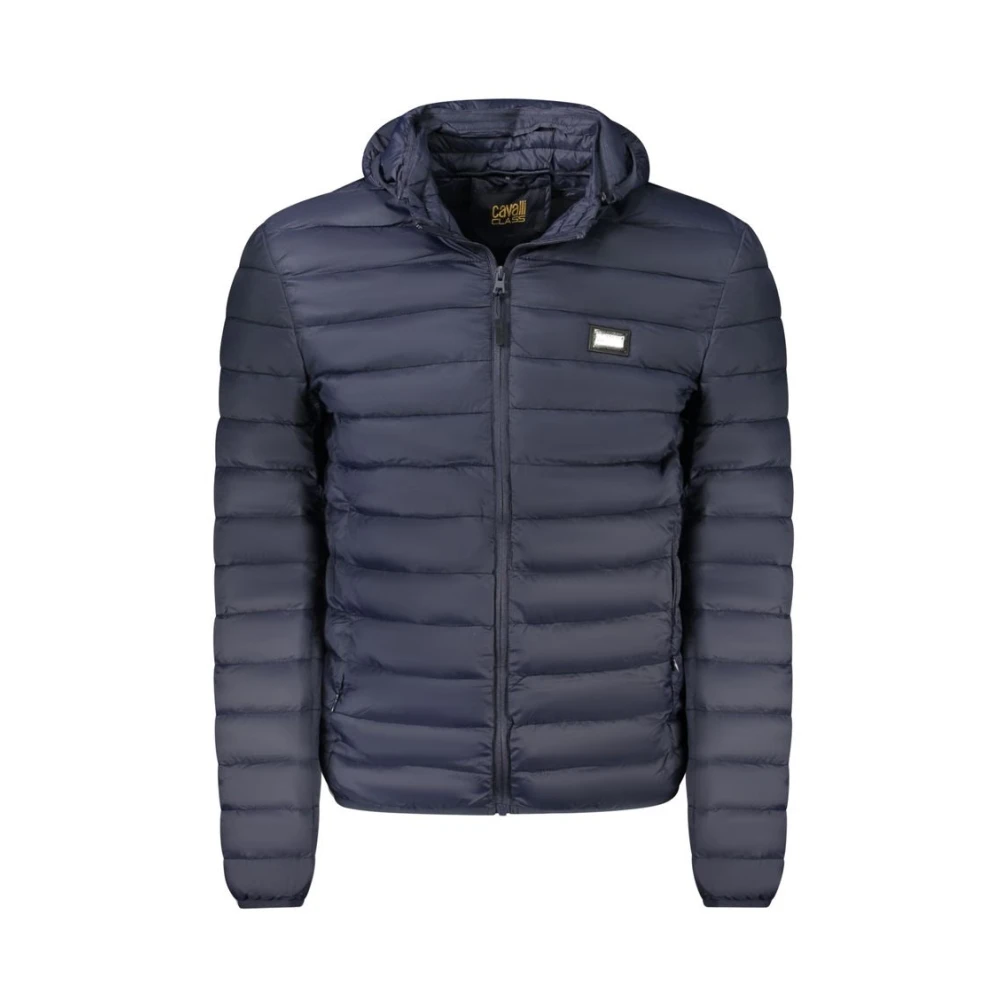 Cavalli Class Men's Blue Winter Jackets, L, Long-Sleeved Jacket