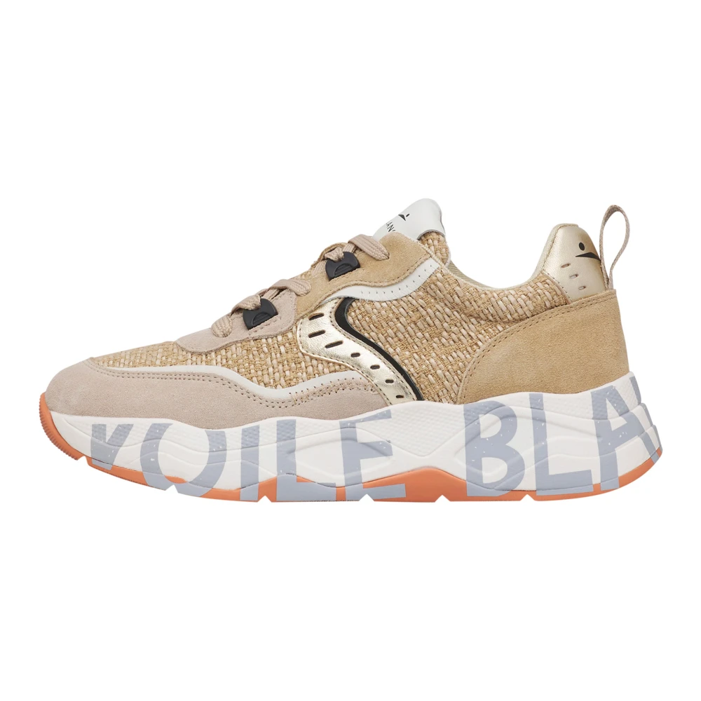 Voile Blanche Women's Beige Sneakers, 6 Uk, Club105 Trainers